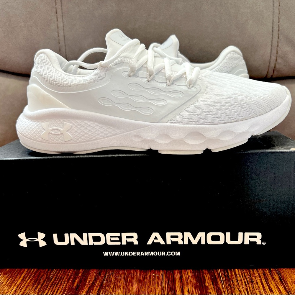 Under Armour Women's All-White Athletic Sneakers